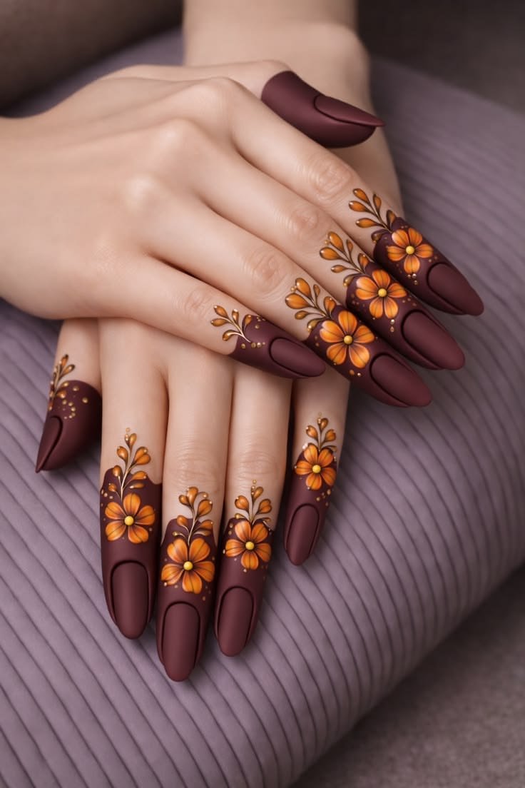 Elegant Finger Mehndi Designs 3