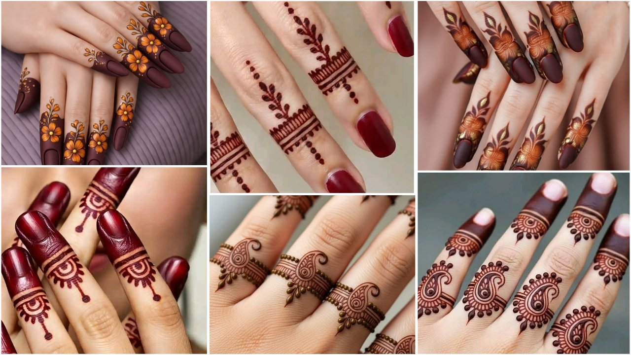 Elegant Finger Mehndi Designs