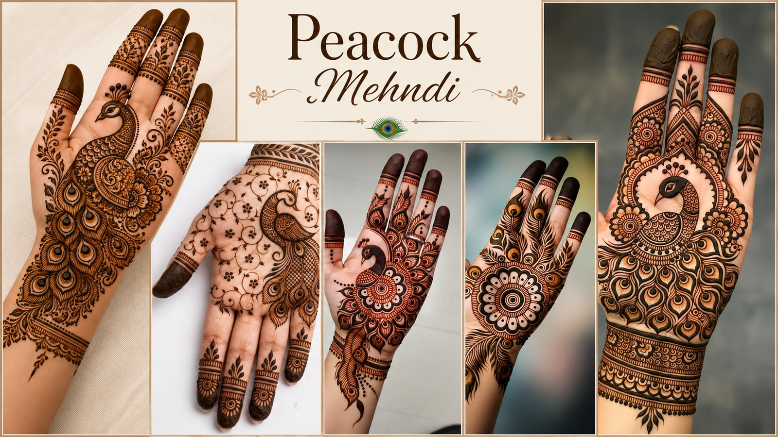 Peacock Mehndi Design