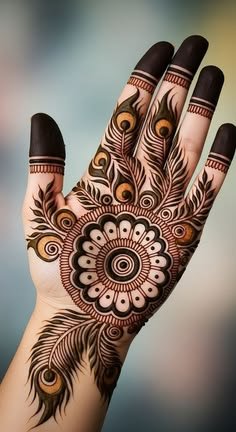 Peacock Mehndi Design: A Symbol of Beauty and Tradition Peacock Mehndi Design 7