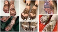 Stunning Peacock Foot Mehndi