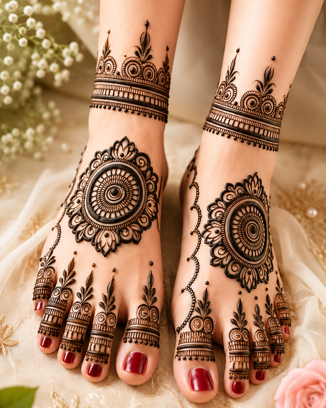 10+ Beautiful Foot Mehndi Designs for Brides, Festivals & Every Occasion Beautiful Foot Mehndi Designs for Brides