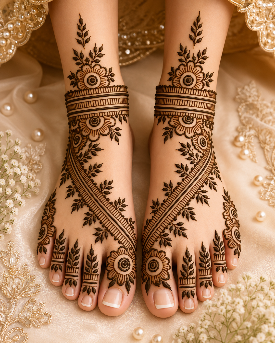 10+ Beautiful Foot Mehndi Designs for Brides, Festivals & Every Occasion Beautiful Foot Mehndi Designs for Brides