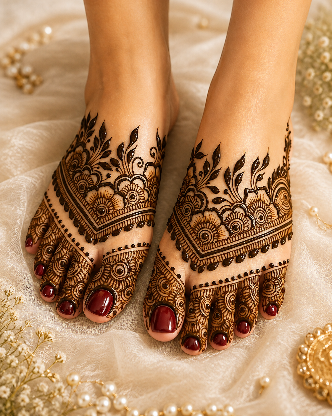10+ Beautiful Foot Mehndi Designs for Brides, Festivals & Every Occasion Beautiful Foot Mehndi Designs for Brides