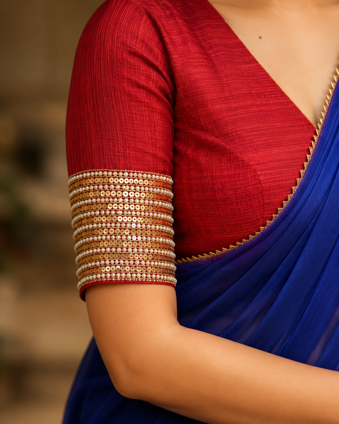 10 Beautiful Blouse Sleeve Designs for Sarees – Trendy & Elegant Ideas Beautiful Blouse Sleeve Designs for Sarees