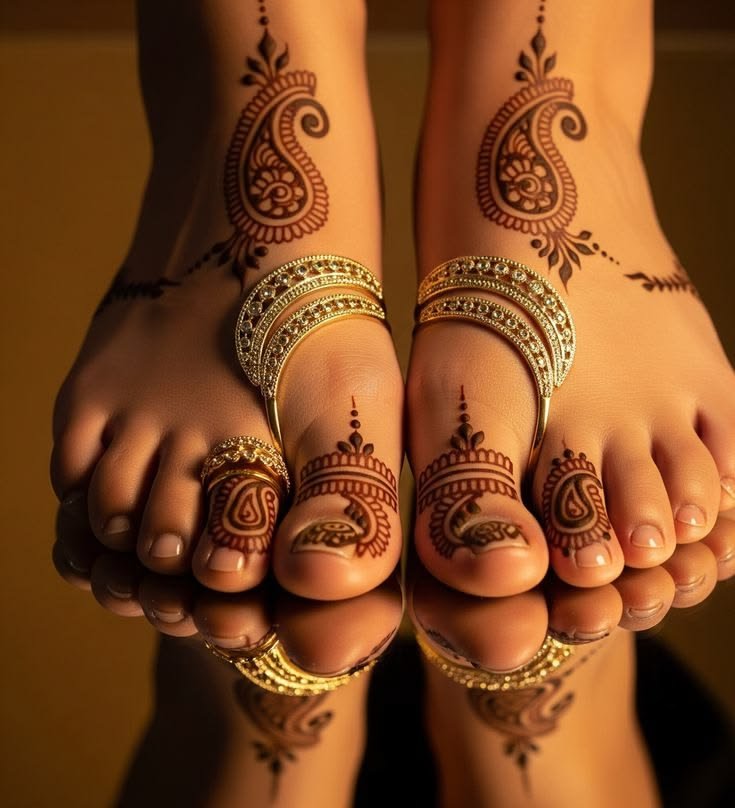 10+ Beautiful Foot Mehndi Designs for Brides, Festivals & Every Occasion Beautiful Foot Mehndi Designs for Brides
