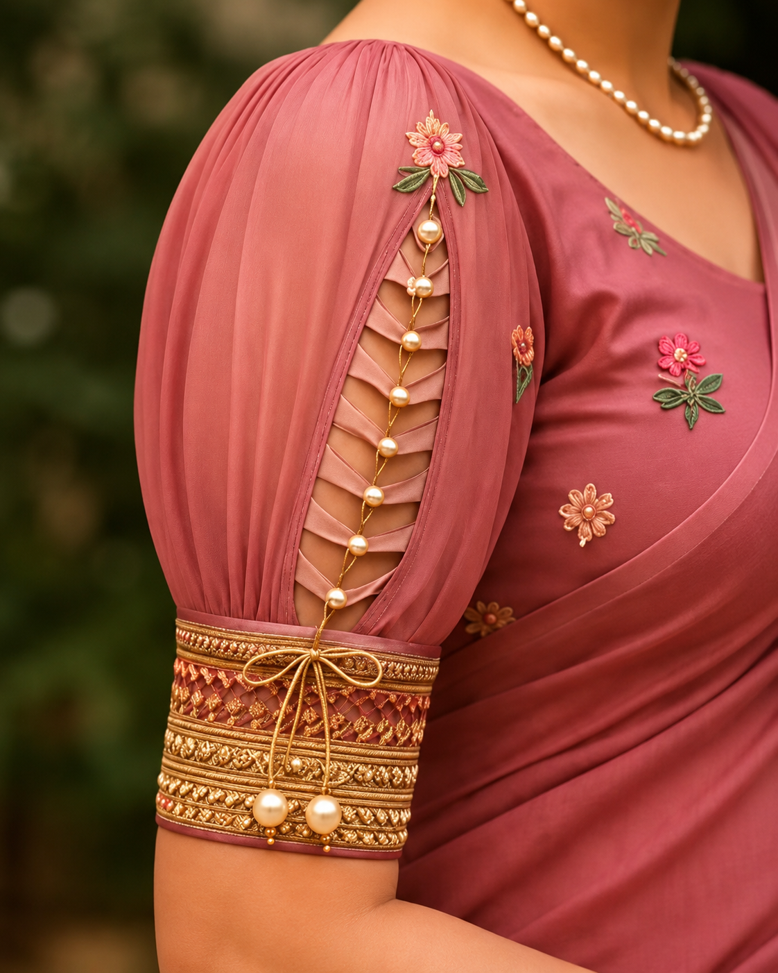 10 Beautiful Blouse Sleeve Designs for Sarees – Trendy & Elegant Ideas Beautiful Blouse Sleeve Designs for Sarees