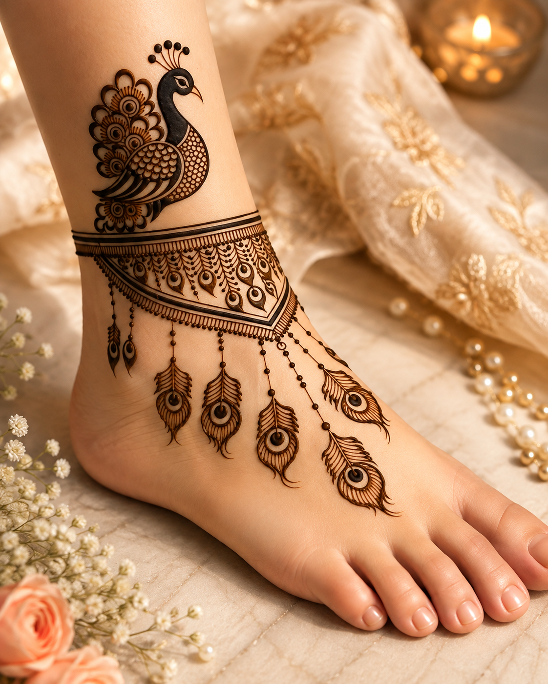 10+ Beautiful Foot Mehndi Designs for Brides, Festivals & Every Occasion Beautiful Foot Mehndi Designs for Brides