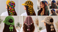 crochet headscarf ideas