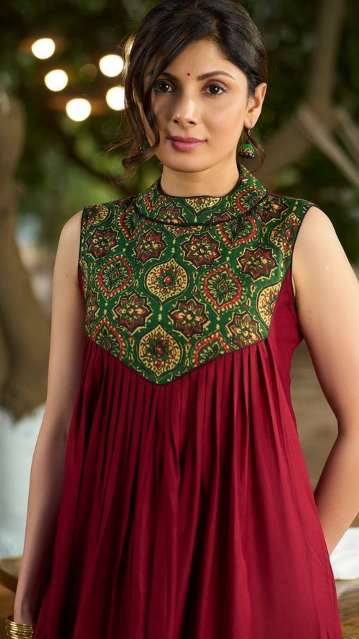 8 beautiful yoke neck kurti designs for a stylish ethnic look yoke neck kurti 1